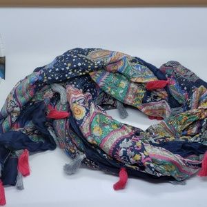 🆕️ Multicolored Patterned Rectangle Scarf